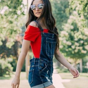 KANCAN Stretch overall short